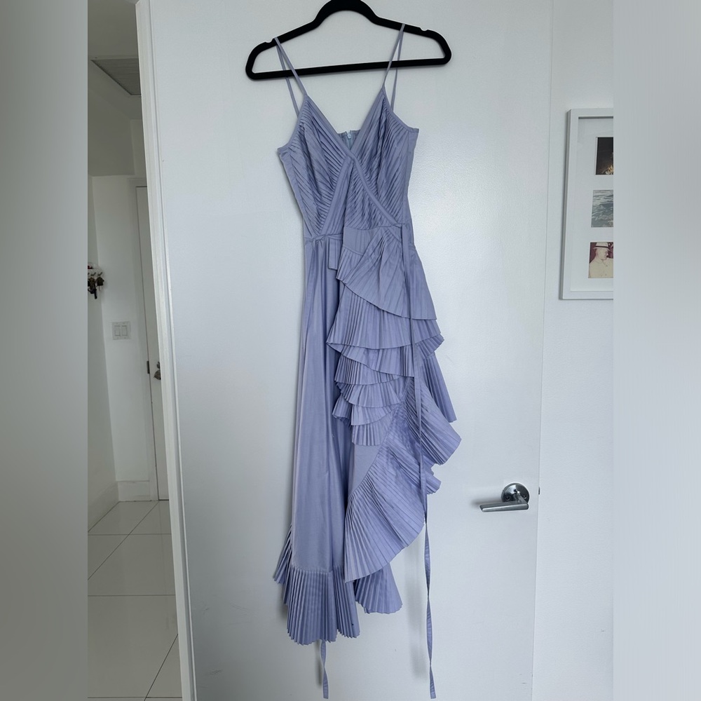 Purple pleated Colombian brand dress